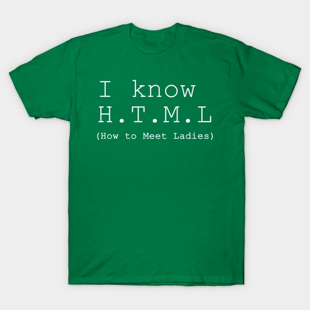 I Know HTML T-Shirt by geeklyshirts